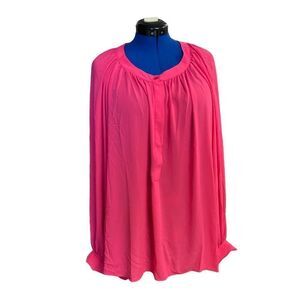 ‎ELOQUII Women’s Pink Top Blouse Size 28